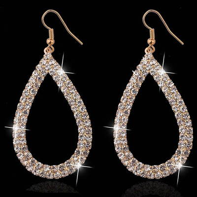 Fashion Design Big Water Drop Earring For Women Popular Rhinestone Droplet Earring Ear Nail
Fashion Design Big Water Drop Earring For Women Popular Rhinestone Droplet Earring Ear Nail