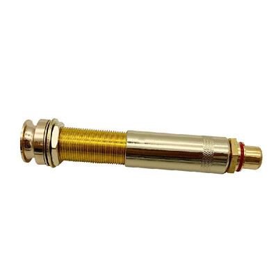 Guitar Pickup Tail Nail Converter Endpin Jack Adapter Copper Material Gold Plated 635mm Female to RCA Female Interface
Guitar Pickup Tail Nail Converter Endpin Jack Adapter Copper Material Gold Plated 635mm Female to RCA Female Interface