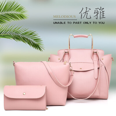 New womens bag Europe&the United States fashion mother bag ladies portable big bag three-piece single shoulder Messenger bag
New womens bag Europe&the United States fashion mother bag ladies portable big bag three-piece single shoulder Messenger bag