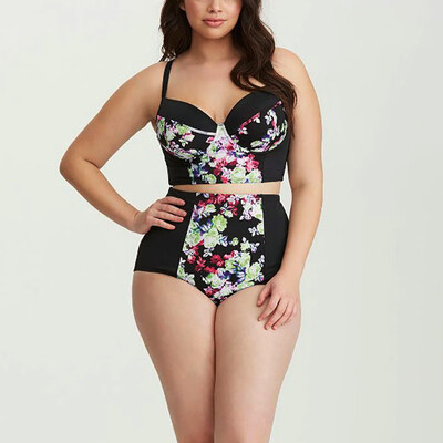 Roseonmyhand Womens Plus Size Print Striped Split Swimsuit Beachwear Bikini Swimsuit
Roseonmyhand Womens Plus Size Print Striped Split Swimsuit Beachwear Bikini Swimsuit