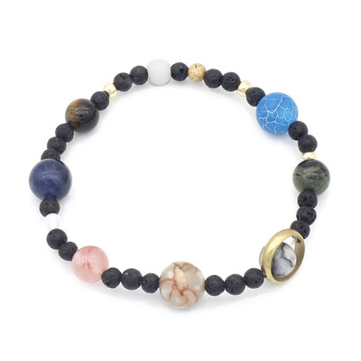 New Universe Galaxy Solar System Eight Planets Bracelets Guardian Stars Natural Stone Bracelets
New Universe Galaxy Solar System Eight Planets Bracelets Guardian Stars Natural Stone Bracelets
