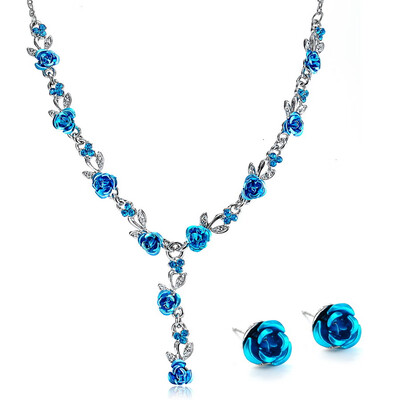 Vintage Necklace Earrings Wedding Bridal Elegant Jewelry Sets For Women Flower Necklace Marriage Beads Jewelry Set Fashion
Vintage Necklace Earrings Wedding Bridal Elegant Jewelry Sets For Women Flower Necklace Marriage Beads Jewelry Set Fashion