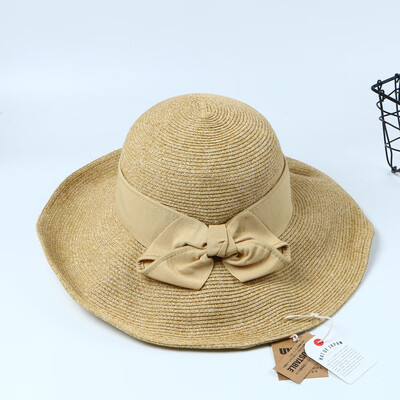 Korean version of Japanese straw hat foldable Sun Li with bow bow hat students out of paper straw hat tide
Korean version of Japanese straw hat foldable Sun Li with bow bow hat students out of paper straw hat tide