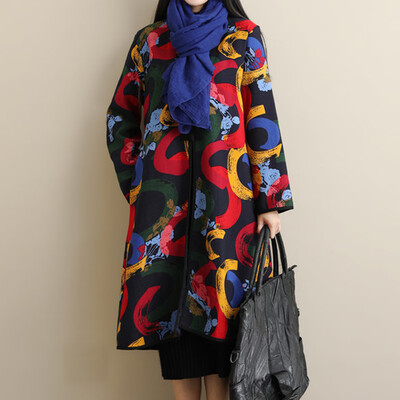 〖Follure〗Women Folk-Custom Print Long Cotton Thick Jacket Parka Outwear Windbreaker Coat
〖Follure〗Women Folk-Custom Print Long Cotton Thick Jacket Parka Outwear Windbreaker Coat