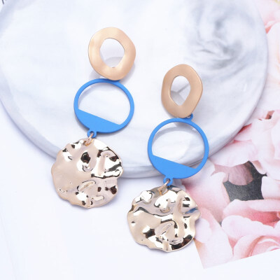 EK608 Geometric Metal Spray Heart Flower Leaf Waterdrop Earrings for Women Statement Trendy Jewelry Brincos Party Pendientes
EK608 Geometric Metal Spray Heart Flower Leaf Waterdrop Earrings for Women Statement Trendy Jewelry Brincos Party Pendientes