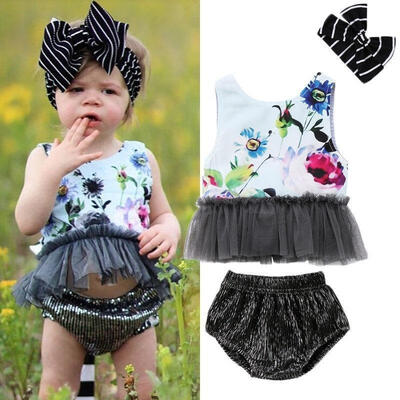 Newborn Baby Girls Floral Clothes T-shirt Tops TutuPantsHeadband Sunsuit Outfits Set
Newborn Baby Girls Floral Clothes T-shirt Tops TutuPantsHeadband Sunsuit Outfits Set