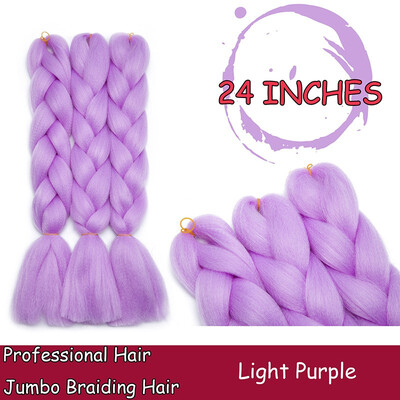 24 Inches Braiding Hair Ombre for crochet Hair Weave with Synthetic&Twist Braiding Hair Extensions Dark black 100gpc 
24 Inches Braiding Hair Ombre for crochet Hair Weave with Synthetic&Twist Braiding Hair Extensions Dark black 100gpc