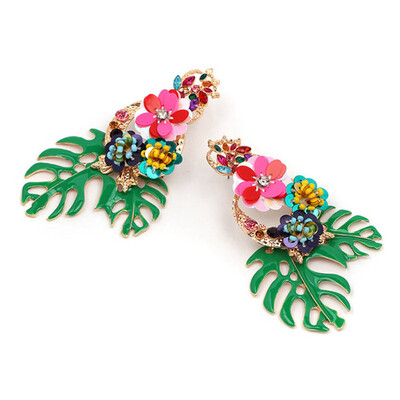 New Design Exaggerated Big Vintage Flower Statement Dangle Earrings For Women Leaves Pendant Earrings
New Design Exaggerated Big Vintage Flower Statement Dangle Earrings For Women Leaves Pendant Earrings