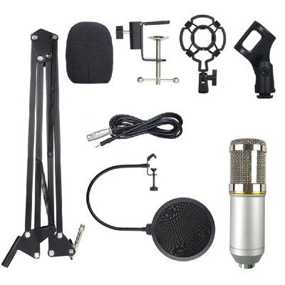 BM800 Professional Suspension Microphone Kit Studio Live Stream Broadcasting Recording Condenser Microphone Set
BM800 Professional Suspension Microphone Kit Studio Live Stream Broadcasting Recording Condenser Microphone Set