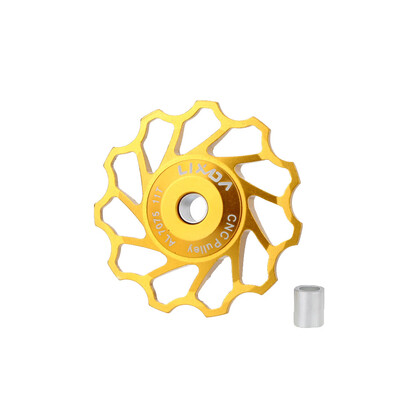 Lixada MTB Mountain Bike Road Bicycle Rear Derailleur 7075 Aluminum Alloy 11T Guide Roller Idler Pulley Jockey Wheel Part Accessor
Lixada MTB Mountain Bike Road Bicycle Rear Derailleur 7075 Aluminum Alloy 11T Guide Roller Idler Pulley Jockey Wheel Part Accessor
