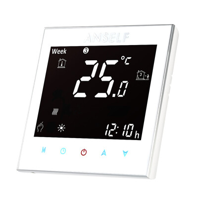 Anself 3A 110240V Water Heating Thermostat with Touch Screen LCD Display 7-Day Programmable Room Temperature Controller Home Impr
Anself 3A 110240V Water Heating Thermostat with Touch Screen LCD Display 7-Day Programmable Room Temperature Controller Home Impr