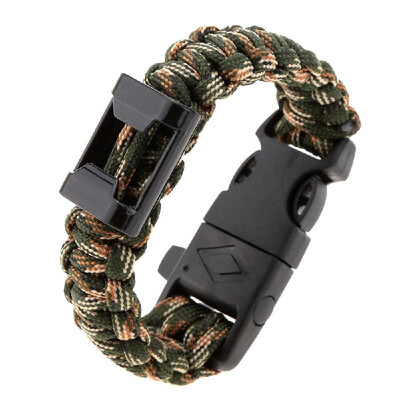 Paracord Bracelet Travel Outdoor Emergency Quick Release Survival Bracelet with Flint Stone Whistle Buckle Bottle Opener
Paracord Bracelet Travel Outdoor Emergency Quick Release Survival Bracelet with Flint Stone Whistle Buckle Bottle Opener