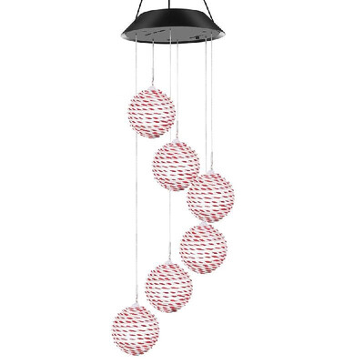 Solar Rattan ball Wind Chime Mobile Waterproof Color Changing Wind Chimes Spiral Spinner Decorative Romantic Hanging Wind Ball Li
Solar Rattan ball Wind Chime Mobile Waterproof Color Changing Wind Chimes Spiral Spinner Decorative Romantic Hanging Wind Ball Li