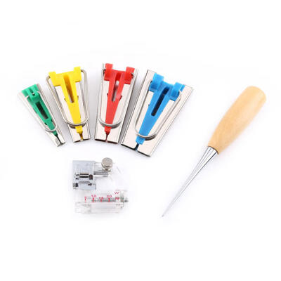 Greensen 6pcs Bias Tape Maker Kit 6121825mm Binding Tool Guide Strip Sewing Quilting
Greensen 6pcs Bias Tape Maker Kit 6121825mm Binding Tool Guide Strip Sewing Quilting