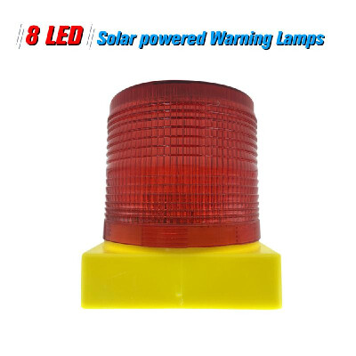 Solar Warning Lights 8pcs Leds Red Light Solar-powered Warning Lamps Obstruction Lamp Beacon Light Traffic Warning LightsTower
Solar Warning Lights 8pcs Leds Red Light Solar-powered Warning Lamps Obstruction Lamp Beacon Light Traffic Warning LightsTower