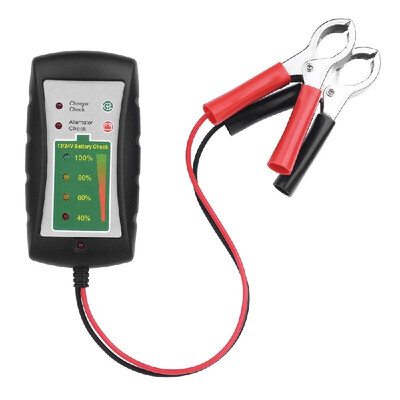 12V24V DC Car Battery Clip Tester LED Alternator Diagnostic Tester Check Battery Condition & Alternator Charging for Car Motorcy
12V24V DC Car Battery Clip Tester LED Alternator Diagnostic Tester Check Battery Condition & Alternator Charging for Car Motorcy