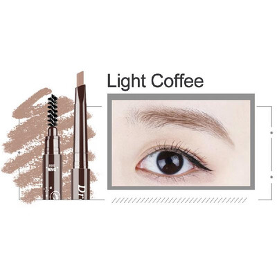 Headed Eyebrow Pencil with Eyebrow Brush Triangle Pen Head Automatic Rotation Waterproof And Sweat-proof 3D Makeup Dark Coffee
Headed Eyebrow Pencil with Eyebrow Brush Triangle Pen Head Automatic Rotation Waterproof And Sweat-proof 3D Makeup Dark Coffee
