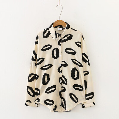 Tailored Fashion Women Long Sleeve Blouse Dot Print Shirt Loose Blouse Lapel Top Autumn
Tailored Fashion Women Long Sleeve Blouse Dot Print Shirt Loose Blouse Lapel Top Autumn