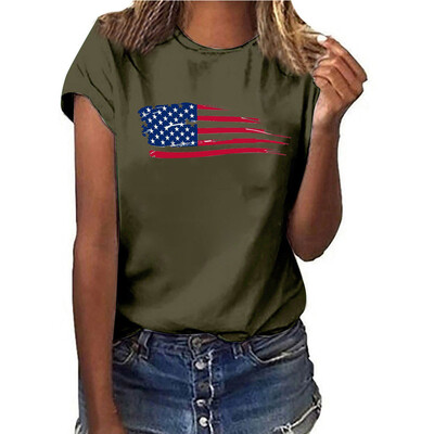 Starmoon Women Plus Size National Flag Independence Day Print Short Sleeve T-Shirt Tops
Starmoon Women Plus Size National Flag Independence Day Print Short Sleeve T-Shirt Tops