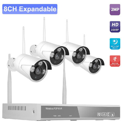 XF-1604M 8CH NVR 4 Cameras Wireless NVR Kit Security Surveillance System 2MP 1080P HD WIFI Home Security Camera Monitor Night Vi
XF-1604M 8CH NVR 4 Cameras Wireless NVR Kit Security Surveillance System 2MP 1080P HD WIFI Home Security Camera Monitor Night Vi
