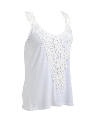 New Women Elastic Tank Tops O-Neck Lace Crochet Vest Slim Bodycon Sexy Summer Camis WhiteBlack
New Women Elastic Tank Tops O-Neck Lace Crochet Vest Slim Bodycon Sexy Summer Camis WhiteBlack