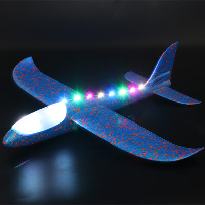 Gobestart Foam Throwing Glider Airplane LED Night Flying Aircraft Toy Airplane Model Gift
Gobestart Foam Throwing Glider Airplane LED Night Flying Aircraft Toy Airplane Model Gift