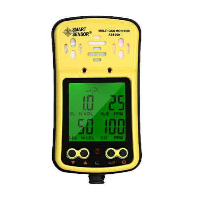 SMART SENSOR Portable&Handheld Multi Gas Monitor Handheld Gas Detector OxygenCarbon MonoxideHydrogen SulfideCombustible Gas
SMART SENSOR Portable&Handheld Multi Gas Monitor Handheld Gas Detector OxygenCarbon MonoxideHydrogen SulfideCombustible Gas