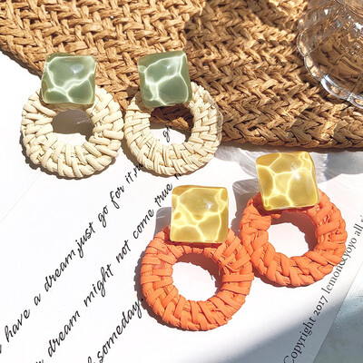 925 Silver Earrings Acrylic Circle Ear Studs Hand-knitted Ring Earrings Ms Temperament Ear Jewels Thin Earrings Goddess Van Stud
925 Silver Earrings Acrylic Circle Ear Studs Hand-knitted Ring Earrings Ms Temperament Ear Jewels Thin Earrings Goddess Van Stud
