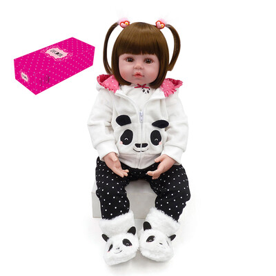 Decdeal Lifelike Reborn Baby Doll 24 inch Big Size Silicone Rebirth Dolls Soft Touch Dolls for Children Kids Toddlers Birthday Gif
Decdeal Lifelike Reborn Baby Doll 24 inch Big Size Silicone Rebirth Dolls Soft Touch Dolls for Children Kids Toddlers Birthday Gif