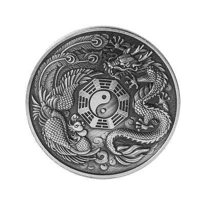 Chinese Lucky Dragon Phoenix Commemorative Coin For Coin Art Crafts Coin Collection Home Decoration
Chinese Lucky Dragon Phoenix Commemorative Coin For Coin Art Crafts Coin Collection Home Decoration