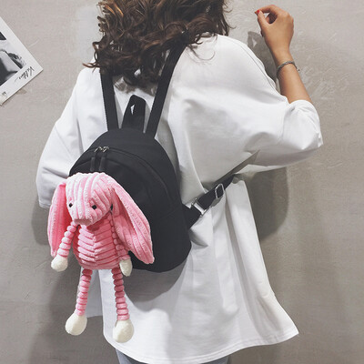 Backpack female 2019 new Japanese Harajuku student cute school bag college wind girl canvas doll small backpack
Backpack female 2019 new Japanese Harajuku student cute school bag college wind girl canvas doll small backpack