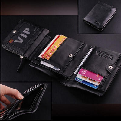 100 Men&39s Top Fashion Genuine Leather Trifold Wallet Purse Black Luxury New Handbags
100 Men&39s Top Fashion Genuine Leather Trifold Wallet Purse Black Luxury New Handbags
