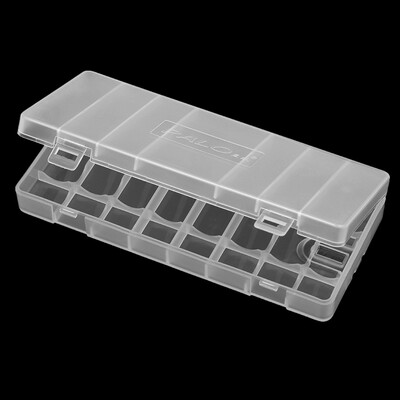 1Pc PALO Transparent AA Battery Storage Box Case High-quality Container Durable Plastic Battery Holder with Lid Holds 8 AA AAA B
1Pc PALO Transparent AA Battery Storage Box Case High-quality Container Durable Plastic Battery Holder with Lid Holds 8 AA AAA B