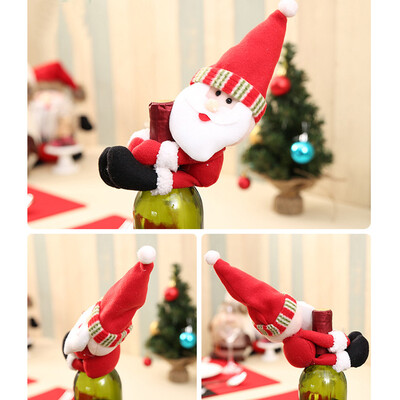 Toponeto Christmas Wine Bottle Cover Clothes Xmas Santa Snowman Table Bottle Decor Party
Toponeto Christmas Wine Bottle Cover Clothes Xmas Santa Snowman Table Bottle Decor Party