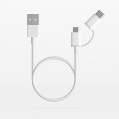 Original Xiaomi 2-in-1 Charge Cable 24A Type-C Micro USB Charging And Syncing Cord-1m
Original Xiaomi 2-in-1 Charge Cable 24A Type-C Micro USB Charging And Syncing Cord-1m