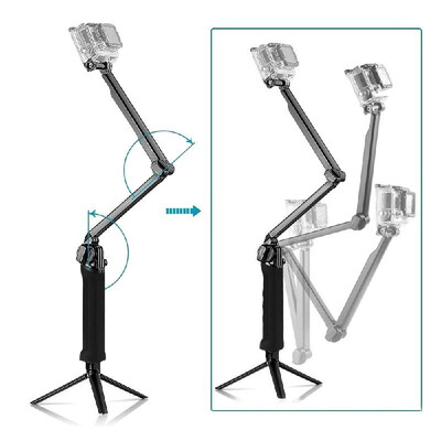 PULUZ PU202 3 Way Floating Handle Grip Tripod Mount Selfie Stick Multi-function Folding Arm Lever Tripods Mount for Mini Sport Cam
PULUZ PU202 3 Way Floating Handle Grip Tripod Mount Selfie Stick Multi-function Folding Arm Lever Tripods Mount for Mini Sport Cam