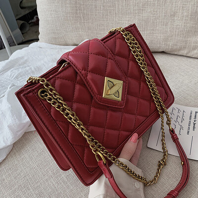 Womens bag 2019 new wave of French minority fashion Joker small breeze chain Lingge shoulder Messenger bag
Womens bag 2019 new wave of French minority fashion Joker small breeze chain Lingge shoulder Messenger bag