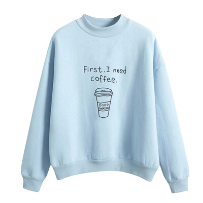Toponeto Women O-Neck Solid Color Coffee Cup Pattern Long Sleeve Plus Velvet Sweatshirt
Toponeto Women O-Neck Solid Color Coffee Cup Pattern Long Sleeve Plus Velvet Sweatshirt