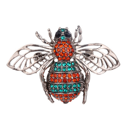 Korean Fashion Natural animals Brooch pins 3 Color Bee Brooches For women Crystal Brooch
Korean Fashion Natural animals Brooch pins 3 Color Bee Brooches For women Crystal Brooch