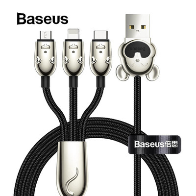 Baseus 3 in 1 USB Type C Cable for iPhone 11 Charger Cable USB Type C for Samsung Huawei xiaomi
Baseus 3 in 1 USB Type C Cable for iPhone 11 Charger Cable USB Type C for Samsung Huawei xiaomi