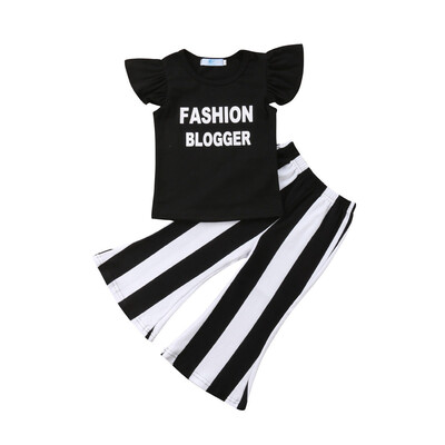 Kid Baby Girl Ruffle Top T-shirt Flared Striped Pants Leggings Clothes Outfits
Kid Baby Girl Ruffle Top T-shirt Flared Striped Pants Leggings Clothes Outfits