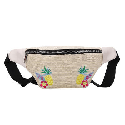 Embroidery Straw Woven Beach Waist Bag Summer Women Fanny Pack Chest Bags 
Embroidery Straw Woven Beach Waist Bag Summer Women Fanny Pack Chest Bags