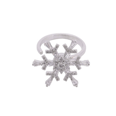 speed Rotation Snowflake Big Crystal Cubic Zircon Flower Adjustable Wedding Rings for Women Girl
speed Rotation Snowflake Big Crystal Cubic Zircon Flower Adjustable Wedding Rings for Women Girl