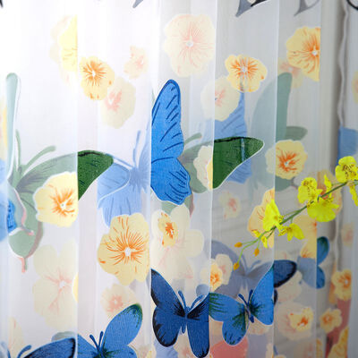 100200cm Rod Offset Printing Butterfly Screen Window Curtain Translucidus Tulle
100200cm Rod Offset Printing Butterfly Screen Window Curtain Translucidus Tulle