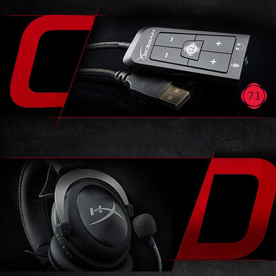 Kingston HyperX Cloud II Professional Esport Gaming Headset 71 Virtual Surround Sound Noise Cancelling for PC & PS4 Headphone Ear
Kingston HyperX Cloud II Professional Esport Gaming Headset 71 Virtual Surround Sound Noise Cancelling for PC & PS4 Headphone Ear