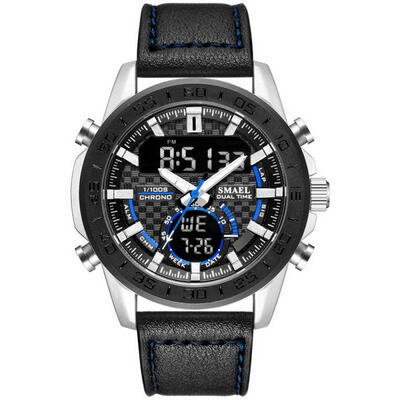 SMAEL 1407 Outdoor Waterproof Sports Watch Multifunctional Digital Wristwatch With Leather Strap For Men
SMAEL 1407 Outdoor Waterproof Sports Watch Multifunctional Digital Wristwatch With Leather Strap For Men