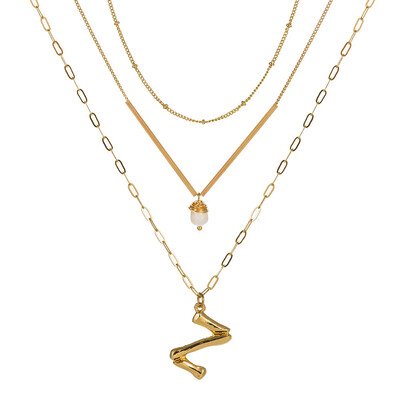 Cute Natural Pearl Initial Necklace Personalized Letter Necklace Name Jewelry For Women Accessories Gold color Girlfriend Gift
Cute Natural Pearl Initial Necklace Personalized Letter Necklace Name Jewelry For Women Accessories Gold color Girlfriend Gift