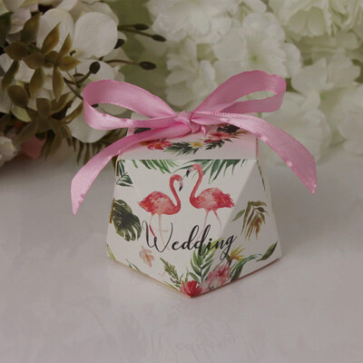 FUNNYBUNNY Wedding Party Favor Boxes Flamingo Multidimensional Candy Gift Boxes Bonbonniere with Ribbon for Party Decorations
FUNNYBUNNY Wedding Party Favor Boxes Flamingo Multidimensional Candy Gift Boxes Bonbonniere with Ribbon for Party Decorations