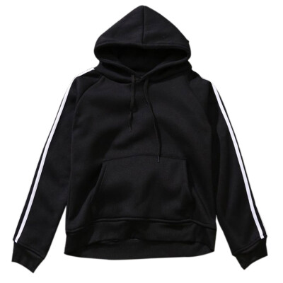 Korean Adult Loose Plus Size Autumn Winter Hooded Cashmere College Style Stripe Long-sleeved Top
Korean Adult Loose Plus Size Autumn Winter Hooded Cashmere College Style Stripe Long-sleeved Top