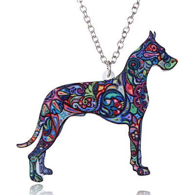 Handmade Jewelry Colorful Double Side Acrylic Printing Flower Cat Dog Dragon Pendant Necklace For Women Costume Sweater Chain
Handmade Jewelry Colorful Double Side Acrylic Printing Flower Cat Dog Dragon Pendant Necklace For Women Costume Sweater Chain